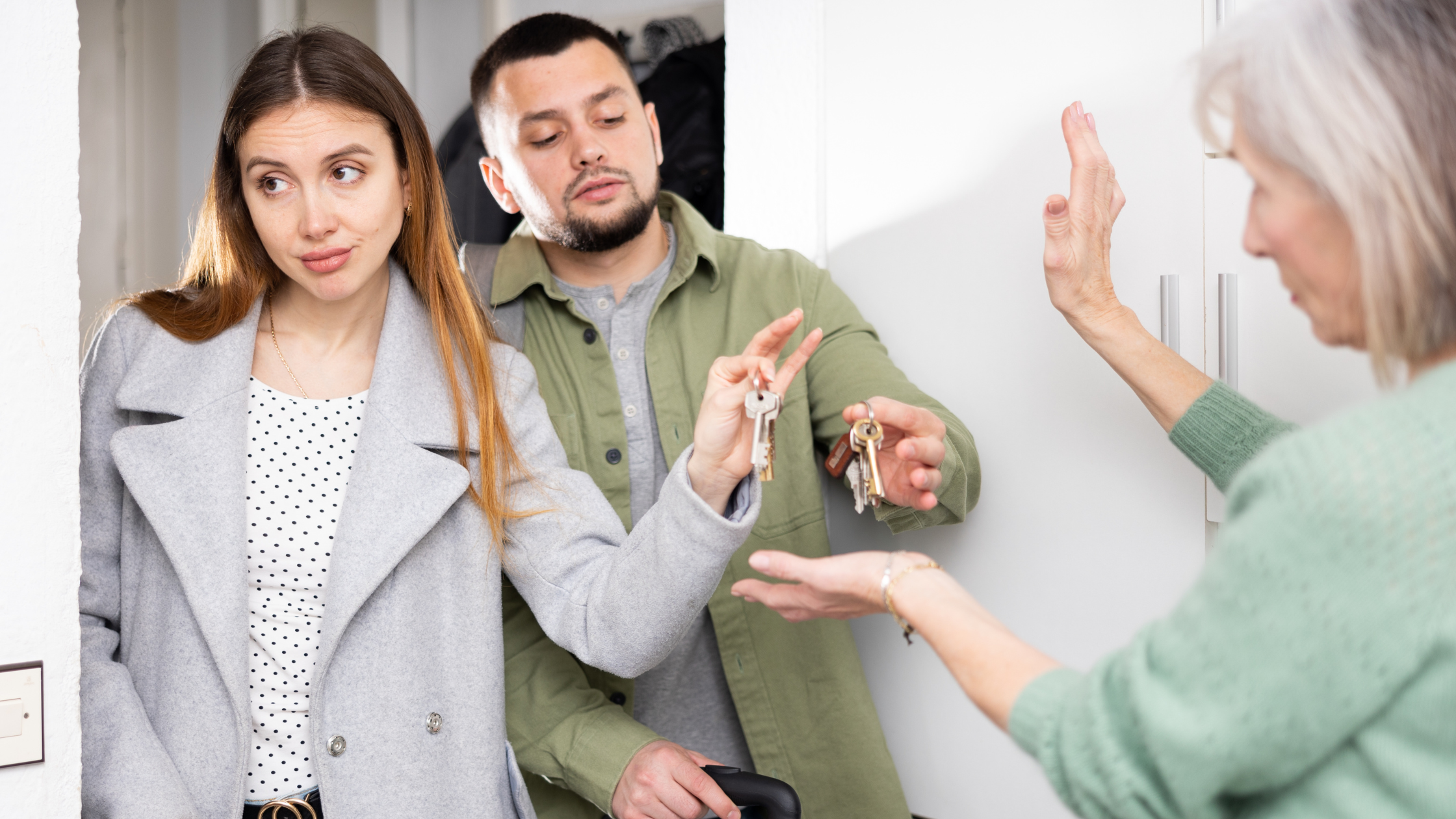 Landlord dealing with difficult tenants before selling property fast.