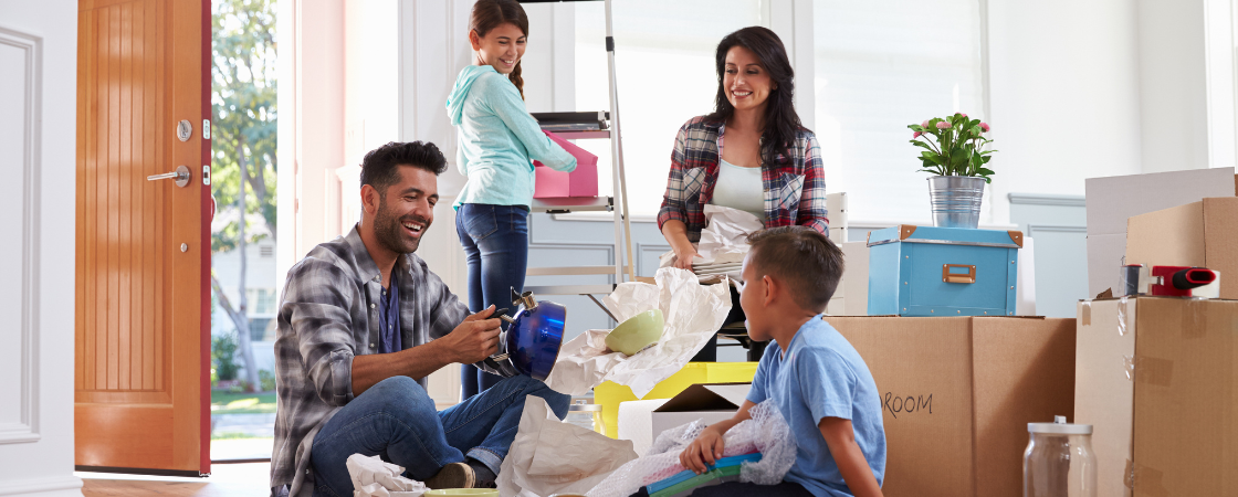 families preparing to move